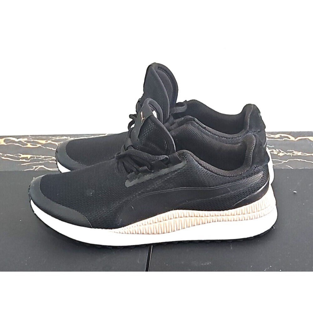 Puma Pacer Next Cage Black Running Trainers Sneakers Womens Shoes Size 7C‎